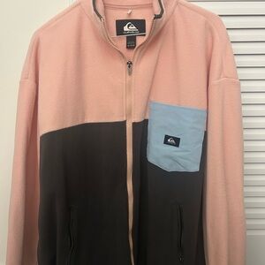 Quiksilver Light Pink Fleece Jacket